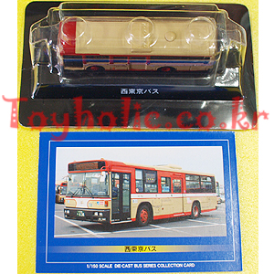 KYOSHO 교쇼 1/150 스케일 다이캐스트 버스 시리즈 노선 버스2 단품 [日産ディ&amp;#12540;ゼル UA452-KAN 西東京バス]