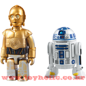 KUBRICK C-3PO &amp; R2-D2 스타워즈 큐브릭 2팩 세트