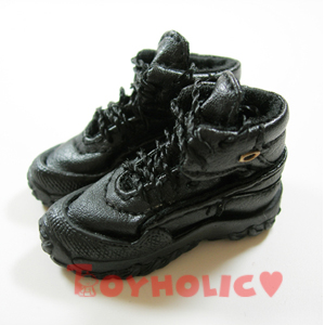 12인치 피규어루즈 블랙 오클리 부츠 1/6 Black Oakley Boots