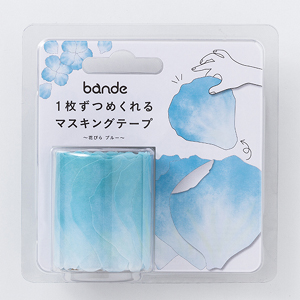 [Bande] 반데 마스킹 테이프 BDA157 꽃잎 블루