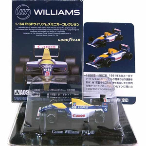 WILLIAMS 1/64 F1 GP 윌리엄스 미니카 컬렉션 단품 [FW14B No.6]