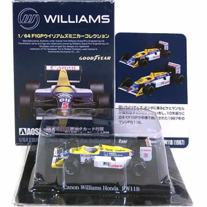 WILLIAMS 1/64 F1 GP 윌리엄스 미니카 컬렉션 단품 [FW11B No.6]
