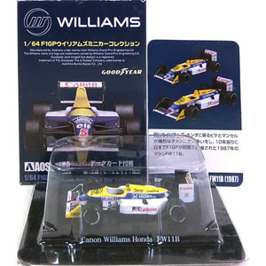 WILLIAMS 1/64 F1 GP 윌리엄스 미니카 컬렉션 단품 [FW11B No.5]
