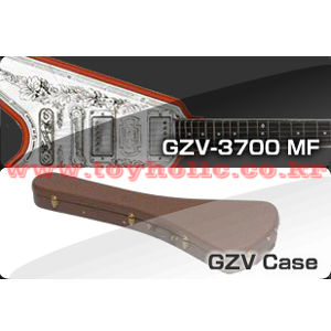 THE GUITAR LEGEND by Zemaitis&amp;Greco 제마티스&amp;그레코 Guitar GZV GZV-3700 MF + Guitar Case BROWN 기타 미니어처