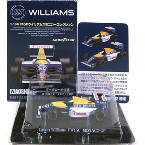WILLIAMS 1/64 F1 GP 윌리엄스 미니카 컬렉션 단품 [FW15C No.0 모나코GP]